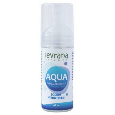 Levrana очищающая пенка для умывания Aqua, 150 мл, 210 г