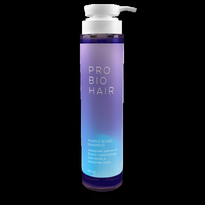 Levrana Шампунь для осветленных волос PRO BIO HAIR PURPLE BLOND SHAMPOO, 350 мл