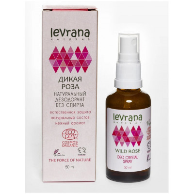 Levrana Дезодорант Wild Rose, спрей, 50 мл, 50 г, 1 шт.