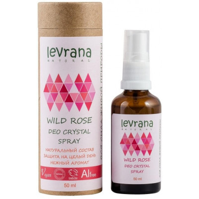 Levrana Дезодорант Wild Rose, спрей, 50 мл, 50 г, 1 шт.