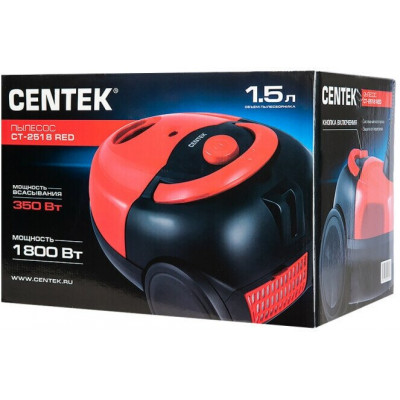 Пылесос Centek CT-2518 (красный)