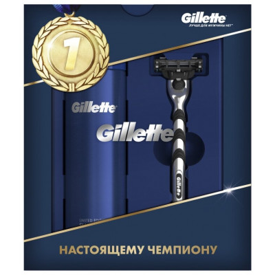 ПН GILLETTE MACH3 Бритва с 1 сменной кассетой + GILLETTE FUSION Гель для бритья UltraSens (для чувствительной кожи) 200мл