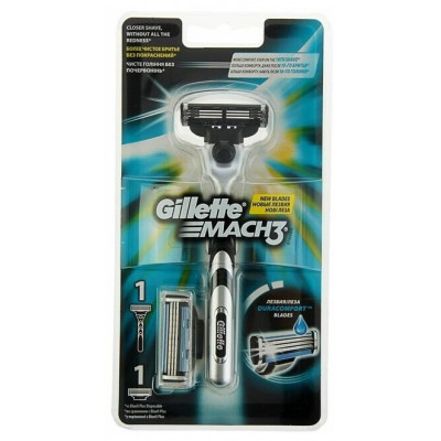 GILLETTE MACH3 Бритва с 2 сменными кассетами