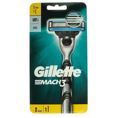 GILLETTE MACH3 Бритва с 2 сменными кассетами