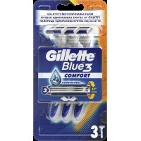 GILLETTE BLUE 3 Comfort Бритвы одноразовые 3шт