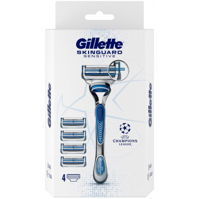 GILLETTE SKINGUARD Sensitive Бритва с 2 сменными кассетами