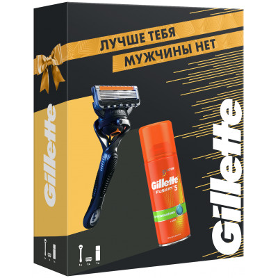 ПН GILLETTE FUSION ProGlide Flexball Бритва с 1 сменной кассетой + GILLETTE FUSION Гель для бритья Ultra Sensitive (для чувствительной кожи) 75мл