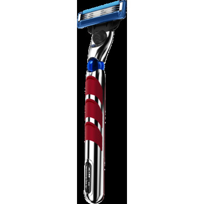 GILLETTE MACH3 Turbo 3D Бритва с 2 сменными кассетами Red