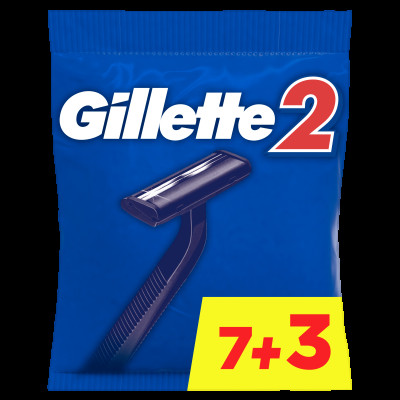 GILLETTE 2 Бритвы Одноразовые 3шт