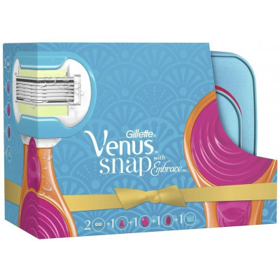 ПН GILLETTE VENUS Platinum Бритва с 2 сменными кассетами + косметичка