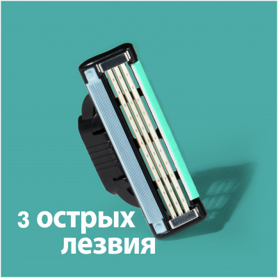 ПН GILLETTE MACH3 Бритва с 1 кассетой + GILLETTE TGS Гель для бритья Sensitive 100мл