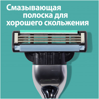 ПН GILLETTE MACH3 Бритва с 1 кассетой + GILLETTE TGS Гель для бритья Sensitive 100мл