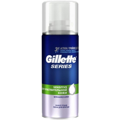 ПН GILLETTE MACH3 Бритва с 1 кассетой + GILLETTE TGS Гель для бритья Sensitive 100мл