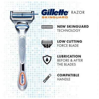 GILLETTE SKINGUARD Sensitive Бритва с 1 сменной кассетой