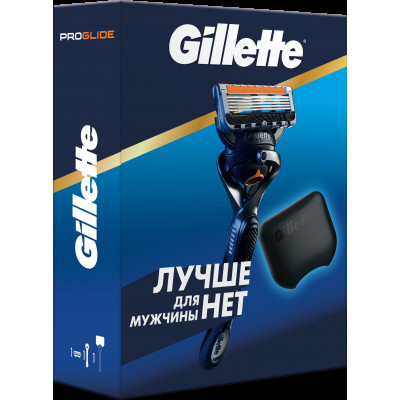 ПН Gillette FUSION  ProGl Flexball Бритва+1 смен кас+чехол для бритвы