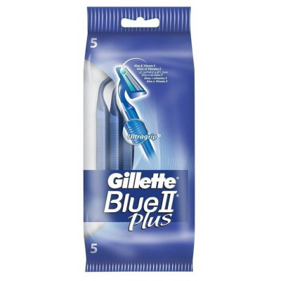 GILLETTE BLUE II Plus Бритвы одноразовые 5шт