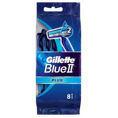 GILLETTE BLUE II Plus Бритвы одноразовые 5шт