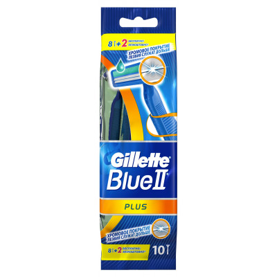 GILLETTE BLUE II Plus Бритвы одноразовые 5шт