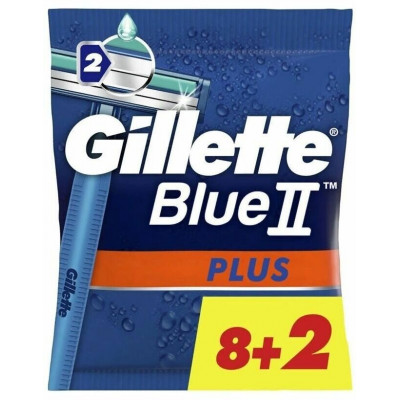 GILLETTE BLUE II Plus Бритвы одноразовые 5шт