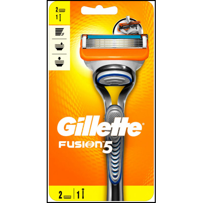 GILLETTE FUSION Бритва с 2 сменными кассетами