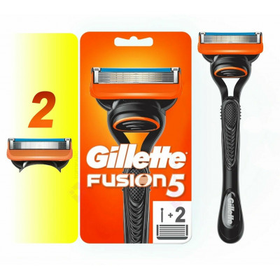 GILLETTE FUSION Бритва с 2 сменными кассетами