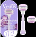 GILLETTE VENUS Breeze Бритва с 2 сменными кассетами (cо встроенными полосками с гелем для бритья)