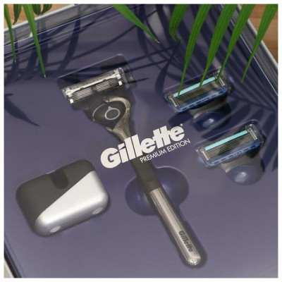 ПН GILLETTE FUSION ProGlide Flexball Бритва с 1 сменной кассетой + Сменная кассета для бритья 2шт + магнитная подставка