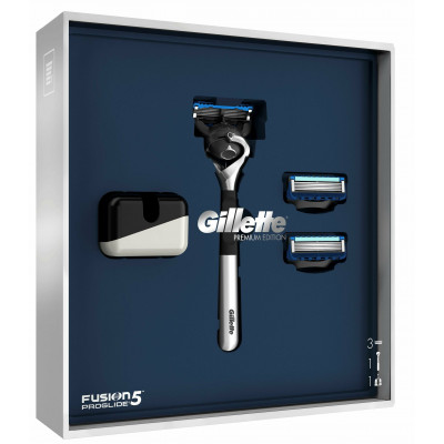 ПН GILLETTE FUSION ProGlide Flexball Бритва с 1 сменной кассетой + Сменная кассета для бритья 2шт + магнитная подставка