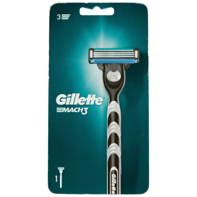 GILLETTE MACH3 Бритва с 2 сменными кассетами