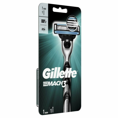 GILLETTE MACH3 Бритва с 2 сменными кассетами