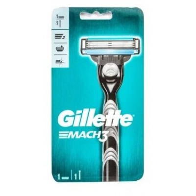 GILLETTE MACH3 Бритва с 2 сменными кассетами