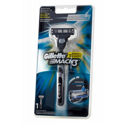 GILLETTE MACH3 Бритва с 2 сменными кассетами