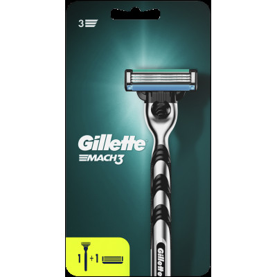 GILLETTE MACH3 Бритва с 2 сменными кассетами