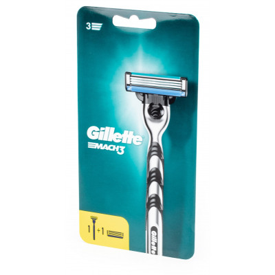 GILLETTE MACH3 Бритва с 2 сменными кассетами