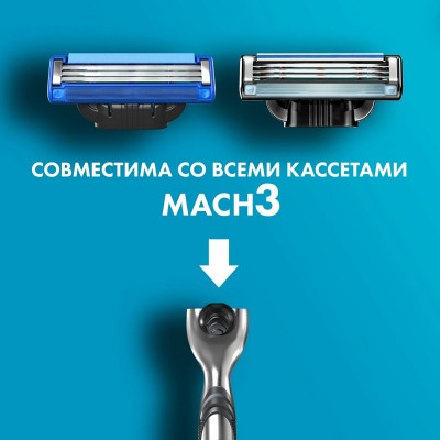 GILLETTE MACH3 Бритва с 2 сменными кассетами