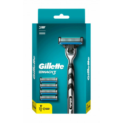 GILLETTE MACH3 Бритва с 2 сменными кассетами