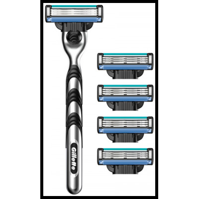 GILLETTE MACH3 Бритва с 2 сменными кассетами