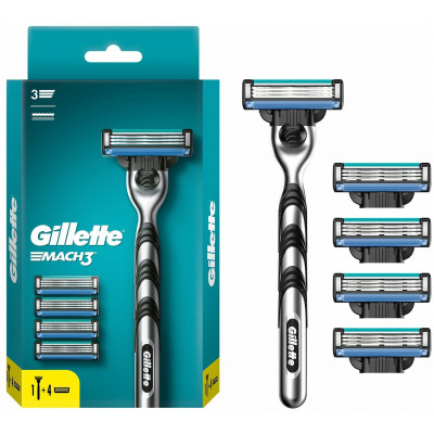 GILLETTE MACH3 Бритва с 2 сменными кассетами