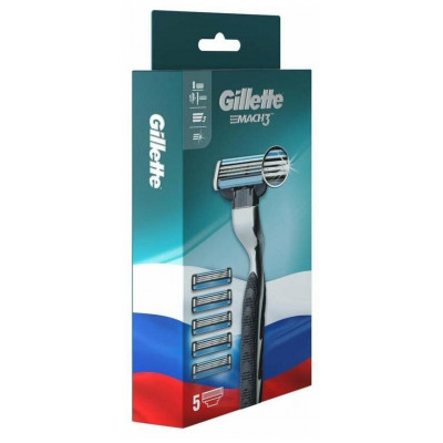 GILLETTE MACH3 Бритва с 2 сменными кассетами