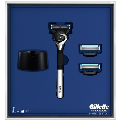 ПН GILLETTE FUSION ProGlide Бритва с 2 смеными кассетами + подставка