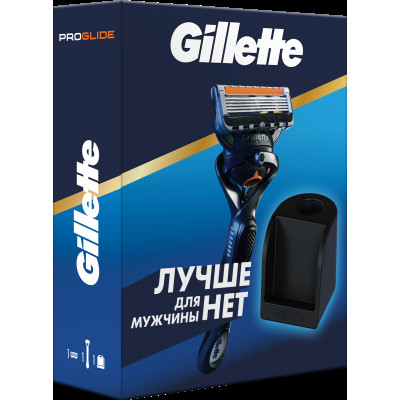 ПН Gillette FUSION ProGl Flexball Бритва+1 смен кас +станция для кассет