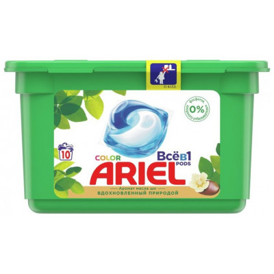 ARIEL Авт Гель СМС жидк. в растворимых капсулах Liquid Capsules Масло Ши 15X22.8г