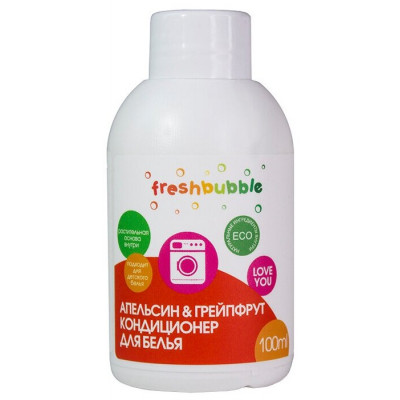 Freshbubble Кондиционер для белья Апельсин и грейпфрут, 1.5 л