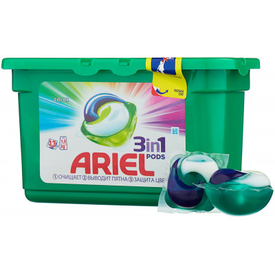 ARIEL Авт Гель СМС жидк. в растворимых капсулах Liquid Capsules Color 15X22.8г