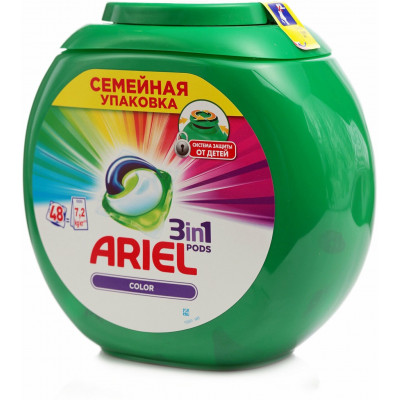 ARIEL Авт Гель СМС жидк. в растворимых капсулах Liquid Capsules Color 15X22.8г