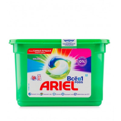 ARIEL Авт Гель СМС жидк. в растворимых капсулах Liquid Capsules Color 15X22.8г