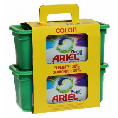 ARIEL Авт Гель СМС жидк. в растворимых капсулах Liquid Capsules Color 15X22.8г