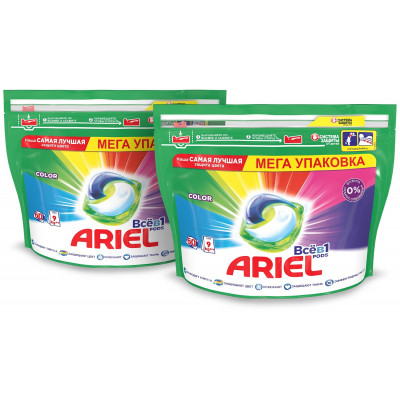 ARIEL Авт Гель СМС жидк. в растворимых капсулах Liquid Capsules Color 15X22.8г