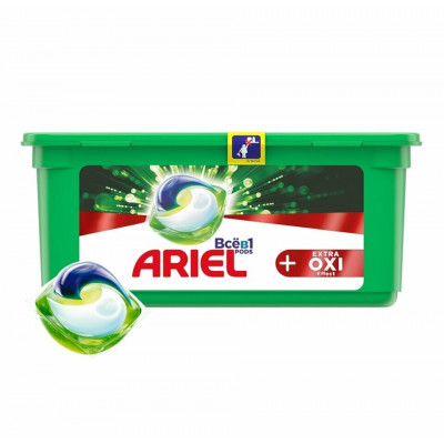 ARIEL Авт Гель СМС жидк. в растворимых капсулах Liquid Capsules EXTRA OXI effect 18X27.3г