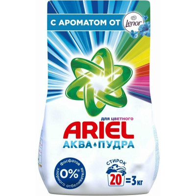 ARIEL Авт СМС порошк. Touch of Lenor Fresh 3кг